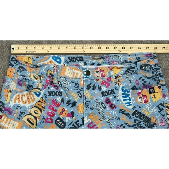 Born Primitive The Buttery Bros Men's Spellout Party 5 Pocket Shorts Size 3XL - Picture 7 of 10